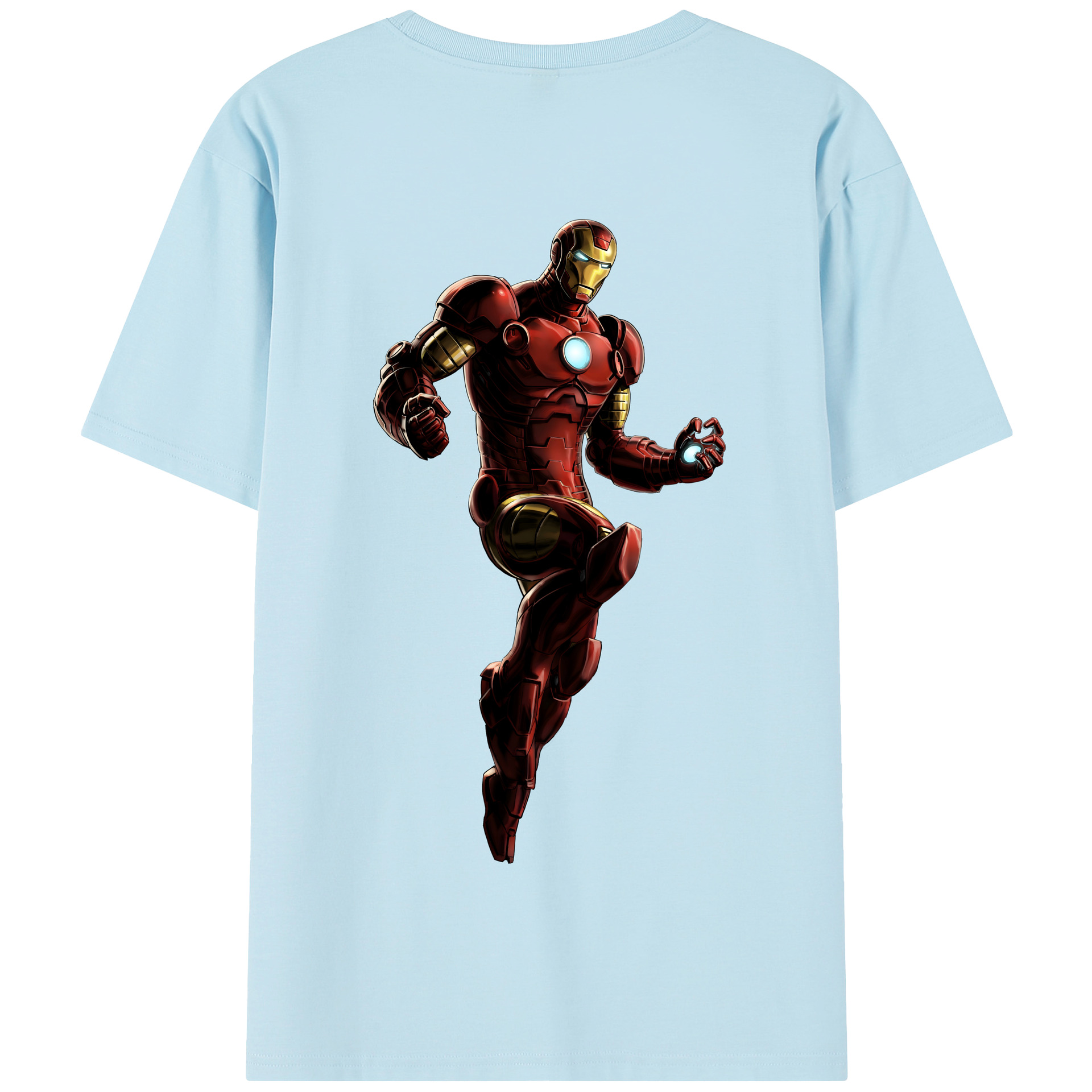 （画像用） アベンジャーズ The Avengers 綿100％半袖Tシャツ（背面プリント）